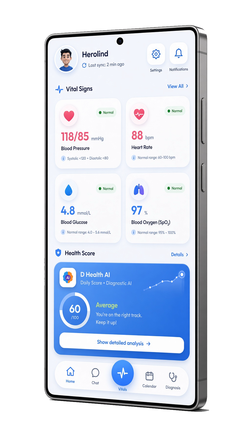 D Health on Android